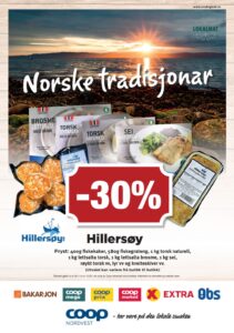 Hillerøy -30% veke 5 og 6 2023